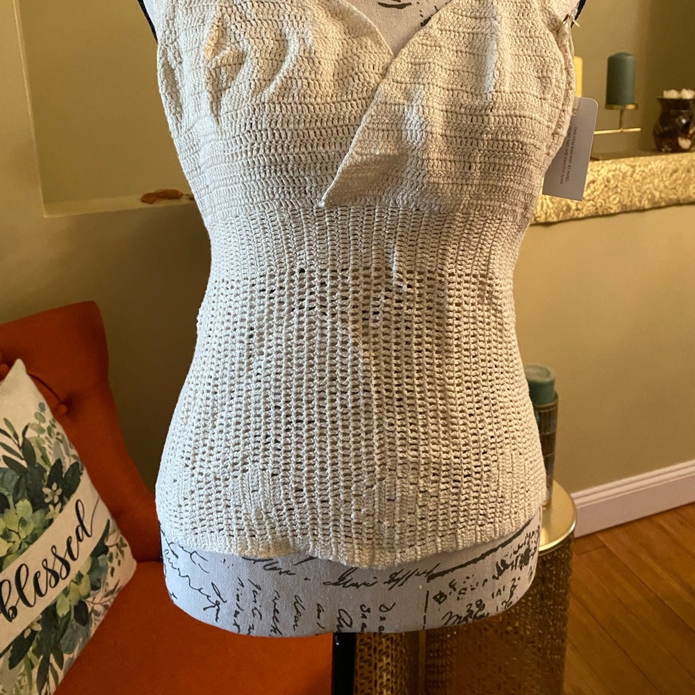 Elegant Cream Women's Top